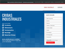 Tablet Screenshot of cribasindustriales.com.mx